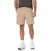 Savane Mens 8” Hiking Cotton Cargo Shorts with Tech Pocket (Available in Big and Tall)