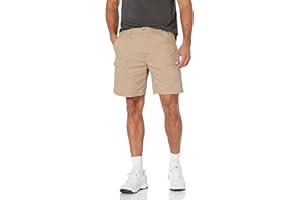 Savane Mens 8” Hiking Cotton Cargo Shorts with Tech Pocket (Available in Big and Tall)