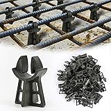 Strasee 50Pcs 1-3/16" Snap Rebar Chairs Heavy Duty