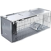Faicuk Heavy Duty Squirrel Trap Chipmunk Trap Rat Trap and Other Similar-Size Rodents - 16.3&rdquo; x 6&rdquo; x 6.7&rdquo;