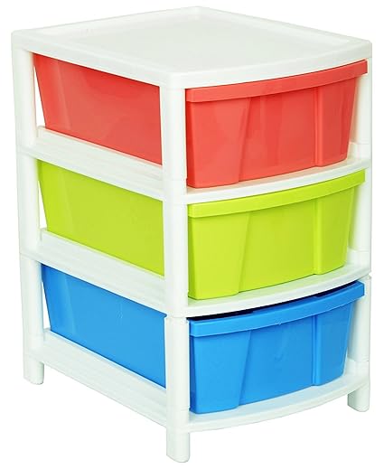 Buy Aristo Multipurpose 4 Drawer Plastic Modular Chest Storage