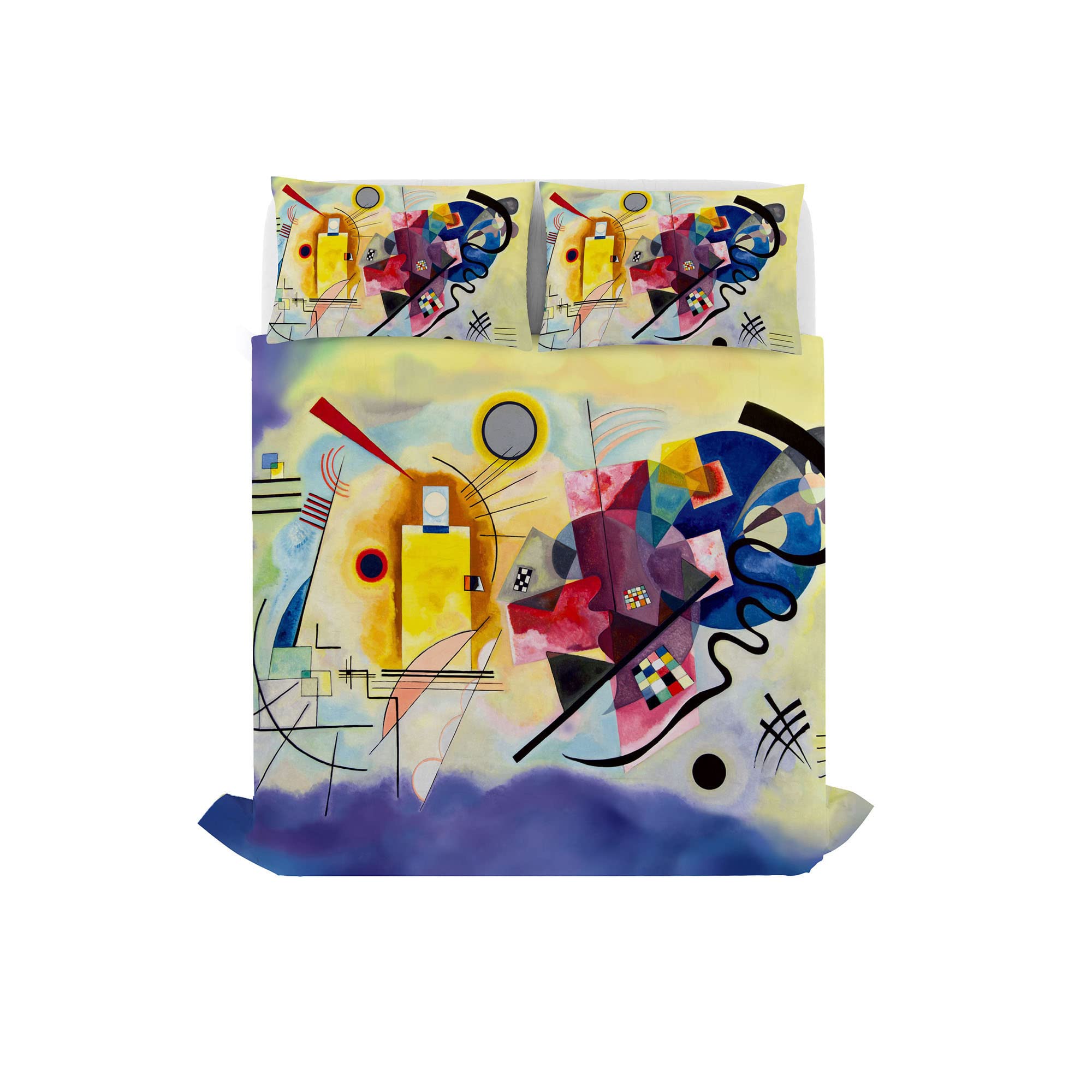 Sogni d'Autore Bed linen set (flat sheet 255x300cm + 2 pillowcases 52x82cm with internal flap), SD57