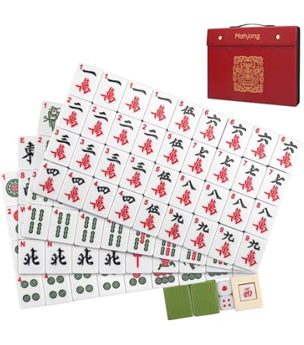 Amazon.com: 大洋技研(TAIYO GIKEN) Mahjong Set, Japanese Culture