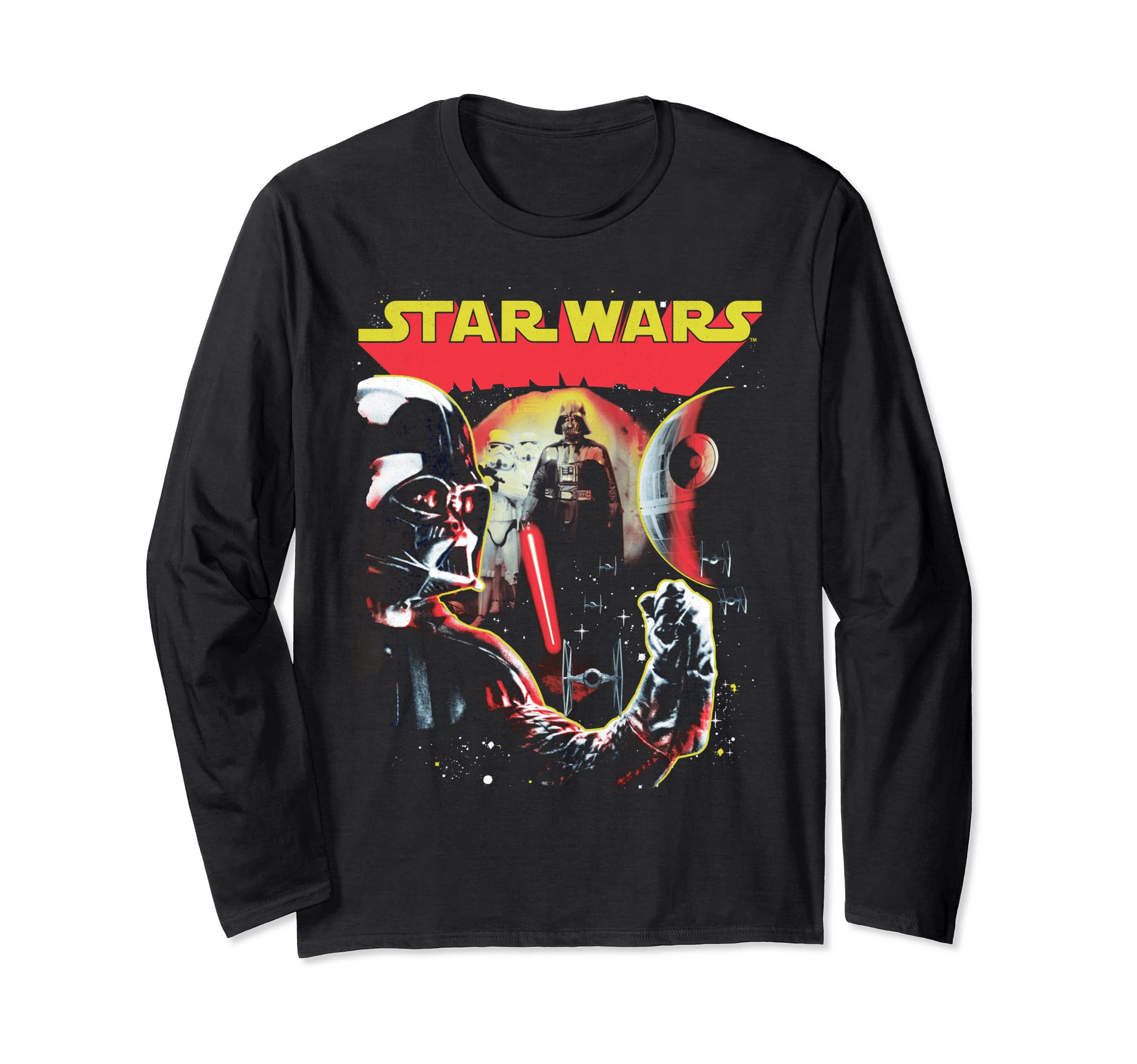 Star Wars Darth Vader Collage Of Views Long Sleeve T-Shirt