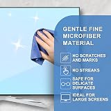 ECO-FUSED Microfiber Cleaning Cloths 5 Extra Large 12x12 Large Cloths view 2