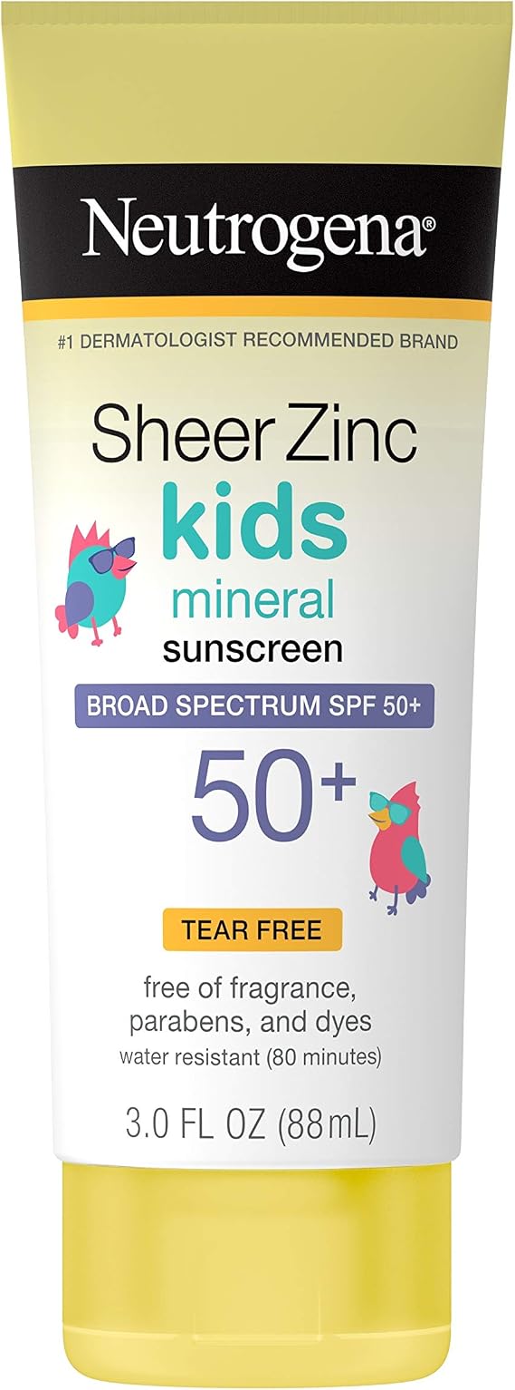 neutrogena zinc oxide sunscreen ingredients