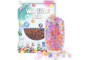 MADETOP 120,000Pcs Floral Beads for Centerpieces Rainbow Vase Filler Beads for Soilless Planting, Fragrance Diffusion, Floating Candle Holding,Non-Toxic Beads for Wedding Centerpiece,Floral Decorations