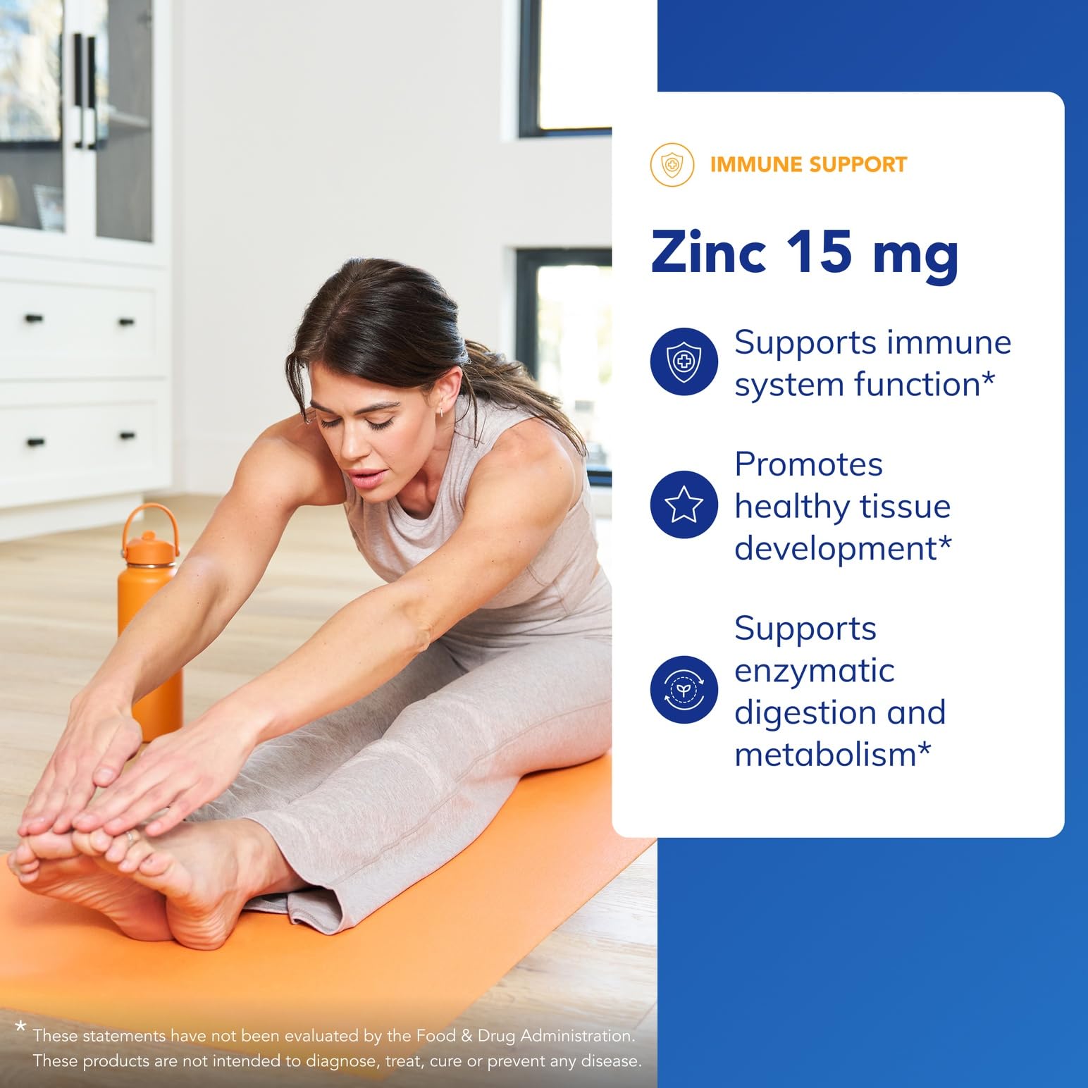 Pure Encapsulations Zinc 15 mg - Zinc Picolinate Supplement for Immune System Support, Growth & Development - for Wound Healing - 60 Capsules
