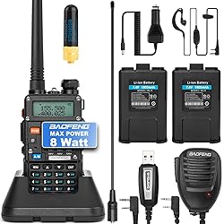 BaoFeng UV-5R 8-Watt (3rd Gen) Handheld Ham Radio