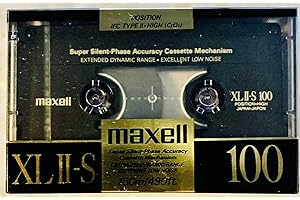 Maxell High Bias XLII-S 100 Minute Audio Cassette