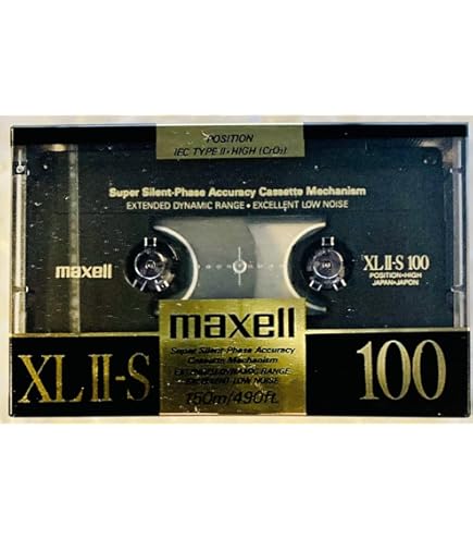 Maxell XLII-S 90 Minutes High Bias Cassette Tape (2 Pack) : Amazon