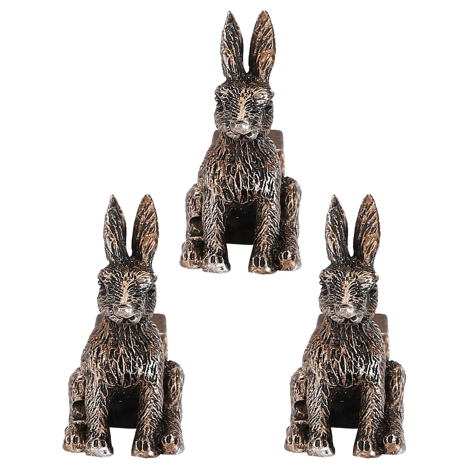 Resin Dog Rabbit Tortoise Shaped Decorative Plant Risers for Pots, Pot Feet for Planter Pots, Cute Animal Shaped Resin Pot Toes Planter Feet, Planter Elevator to Improve Airflow Drainage(rabbit/6pcs)