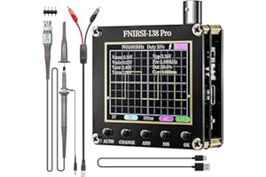 GEARWOO 138 Pro Oscilloscope - 2.4" TFT Handheld Digital Oscilloscope Kit Portable Automotive Oscilloscope, 2.5MS/s High Sampling Rate, 200KHz Bandwidth, 80khz Pwm, Trigger Function Auto/Nomal/Single