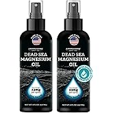 Aromasong Magnesium Oil Spray for Feet & Body – 23mg Magnesium per Spray – Topical Magnesium Spray for Calm Sleep & Leg Discomfort – 2 Pack 8 oz, Made in USA