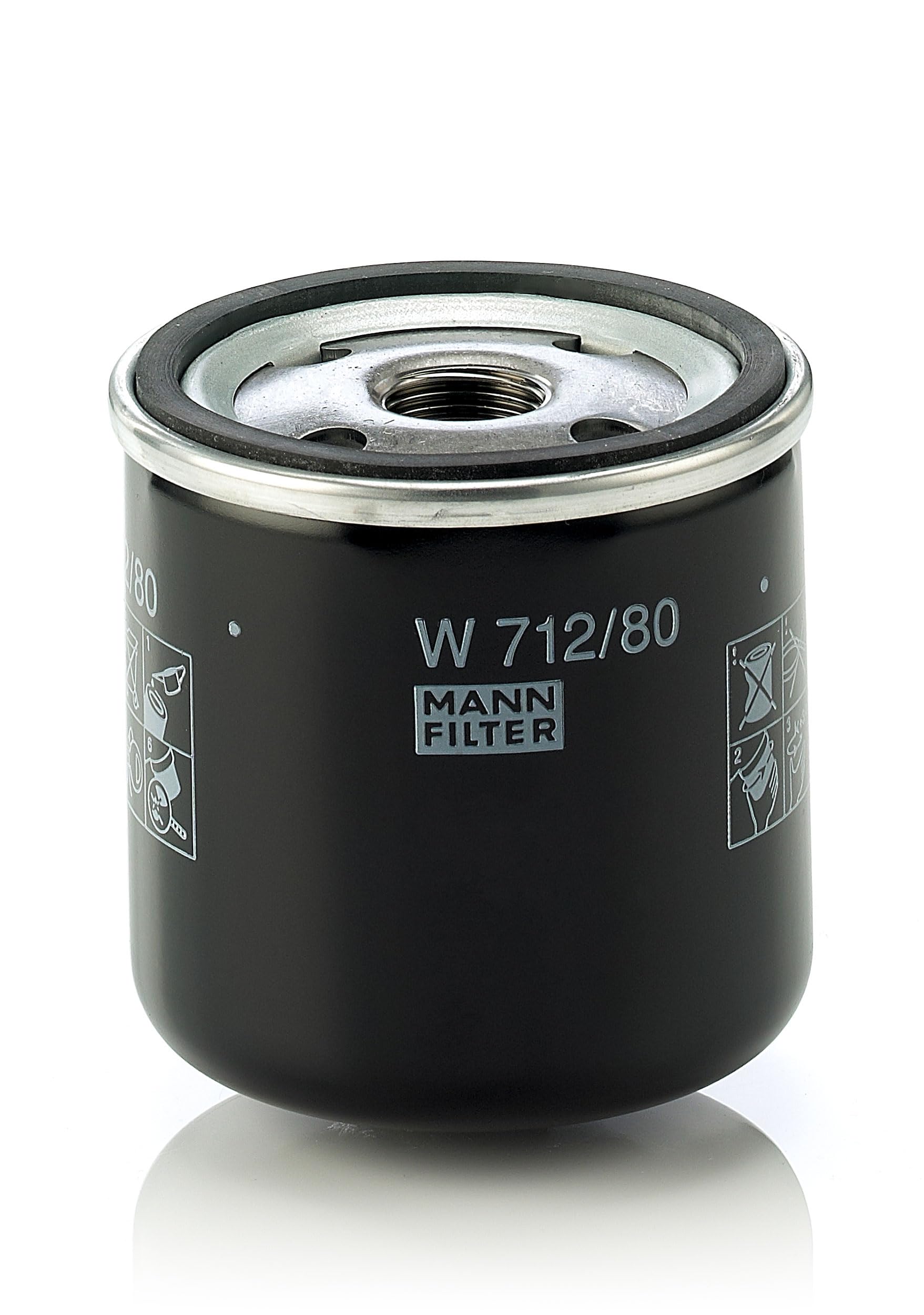 MANN-FILTER W 712/80 Oil Filter - for Cars + Transporters