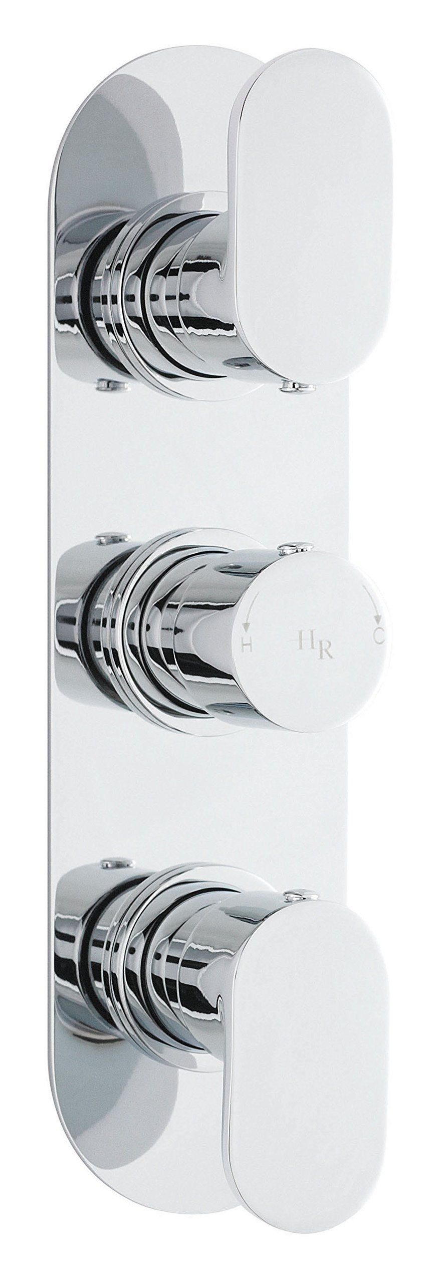 Ultra REI3417 Reign Thermostatic Triple Valve with Diverter - Chrome