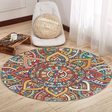 Jian E Tappetino Per Meditazione Yoga Tappeto Rotondo Tavolino Salotto Per La Casa Coperta Per Nordic Colore B Dimensioni 100cm Amazon It Casa E Cucina