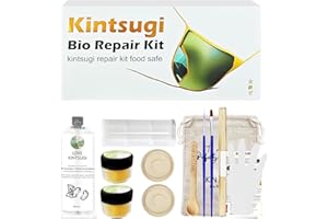EIGTWEN Kintsugi Repair Kit Gold，Kintsugi Repair Kit Food Safety Quickly Repair Your Precious and Meaningful Pottery，Japanese Gold Repair Kit Can Be Used to Repair Ceramics, Glass, Pottery