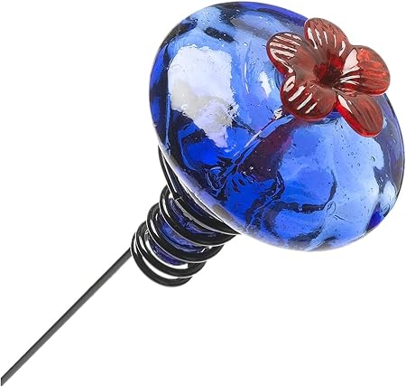 Amazon Com Parasol Mbb1 Miniblossom Hummingbird Feeder Blue On