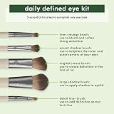 EcoTools Daily Defined Eye Brush Kit + Storage Tray, 5 Piece, Vegan Cruelty Free view 3