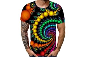 F_GOTAL MENS SHIRT F_Gotal Unisex 3D Novelty Tshirts Men Graphic Funny Tees 3D Printed Crewneck Short Sleeve Summer Casual Tees Blouse Tops