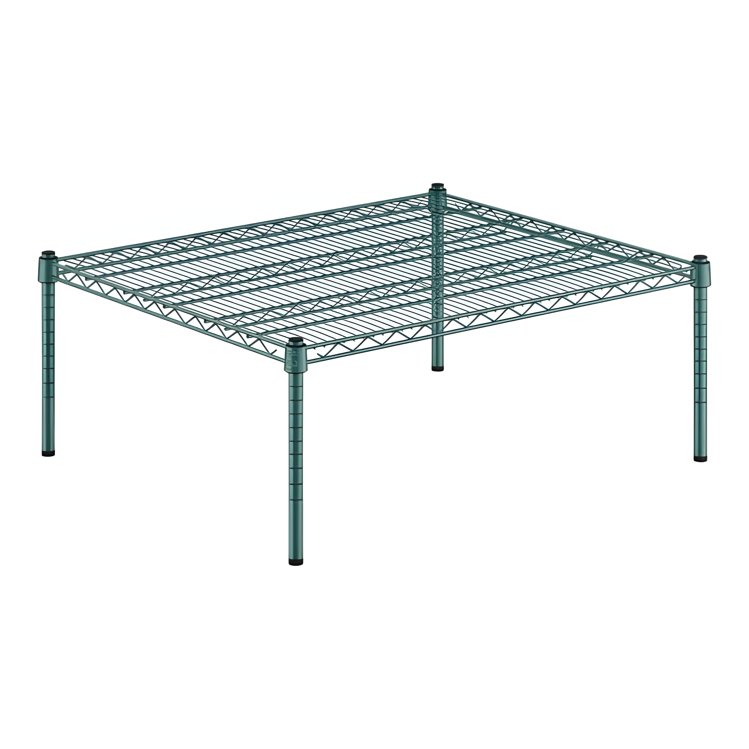 Zedfire 30" x 36" x 14" Green Epoxy Wire Storage
