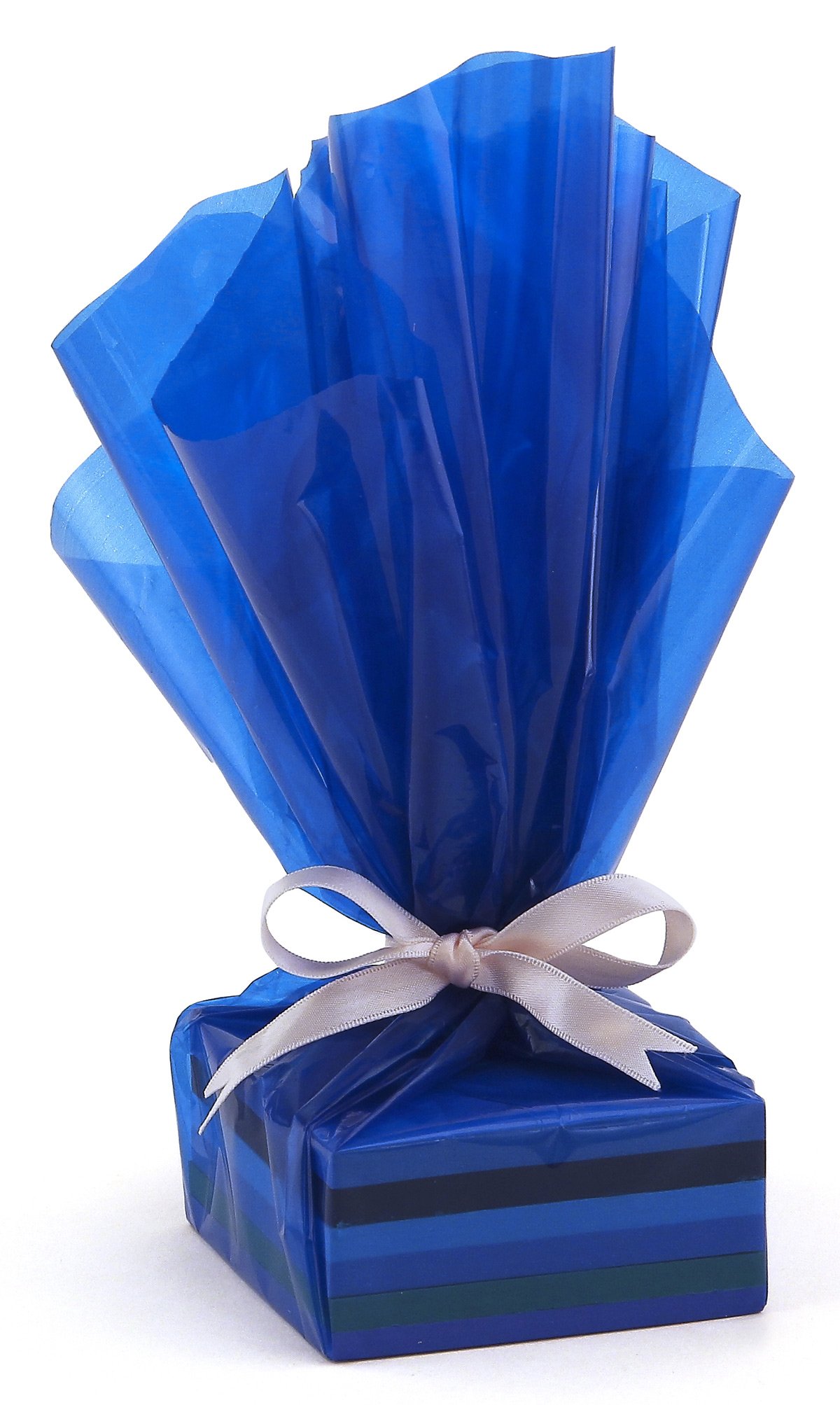 Hygloss Products Cellophane Roll – Cellophane Wrap for Crafts, Gifts, and Baskets 40 Inch x 100 Feet, Blue (74106)