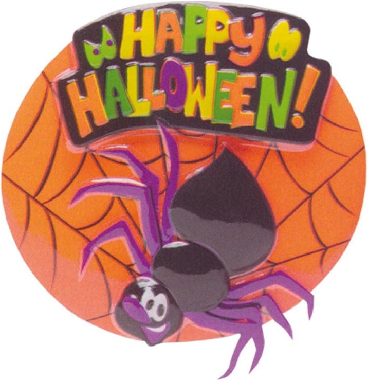 Happy Halloween Spider Web Decorative Cake