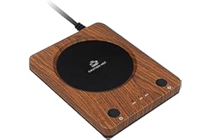 SEALON SLM02 Coffee Mug Warmer for Desk, Electrie Coffee Cup Warmer with 3-Temp Settings, CupWarmer for Desk with Auto Shut Off After 4H Feature for Warming & Heating,Beverage, Milk, Tea