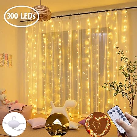 Amazon Com Yztree Curtain Light String Light 10 String Lights