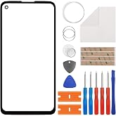 Duotipa Front Glass Screen Replacement Compatible with MOTO G POWER 2020 6.4 inch,Front Outer Lens Glass Screen for MOTO G POWER 2020, XT2041DL with Tools-No LCD Screen and Touch Digitizer