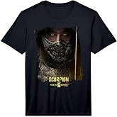 Mens Mortal Kombat 2 Scorpion Portrait Performance T-Shirt