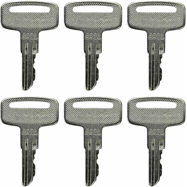 thumbnail image 2 of 10pcs Ignition Keys 9901 2860030 For JLG Lift Models T350 2033E3 1932E3 Metal 2 of 13