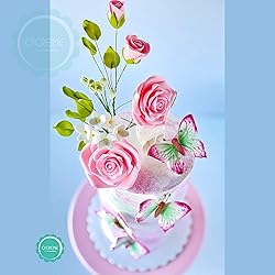 O'Creme Gumpaste Anemone Flower Set of 3 White