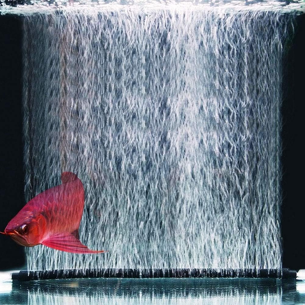 Pssopp Aquarium Air Bubble Bar Plastic Bendable Wall Air Diffuser Fish Tank Air Stone Tube Bubble Release Oxygen Diffuser Bar (120cm Double End) - Image 5