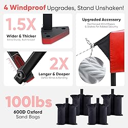 Sekey 10x10 Pop Up Canopy - One-Push Setup, 99% UV