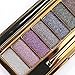 OLIYA Cosmetic 9 Colors Diamond Bright Colorful Makeup Eye Shadow Set Flash Glitter Eyeshadow Palette with Brush (#6)