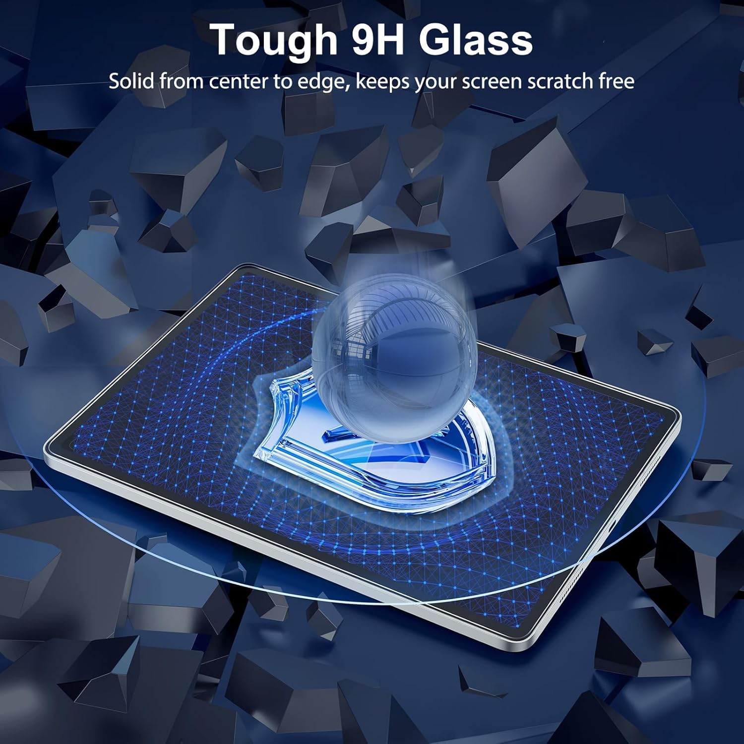 SPARIN Screen Protector for Samsung Galaxy Tab S10 Plus/S9 Plus/S9 FE Plus/S7 FE 5G/S8+ 12.4 Inch, HD Tempered Glass for galaxy Tablet S10+, Anti-Scratch, High Response -2 Pack