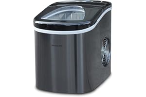 Frigidaire Counter top Portable, 26 lb per Day Nugget Ice Maker Machine (Black Stainless Steel)
