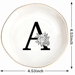 Bridesmaid Birthday Gifts for Women, Initial
