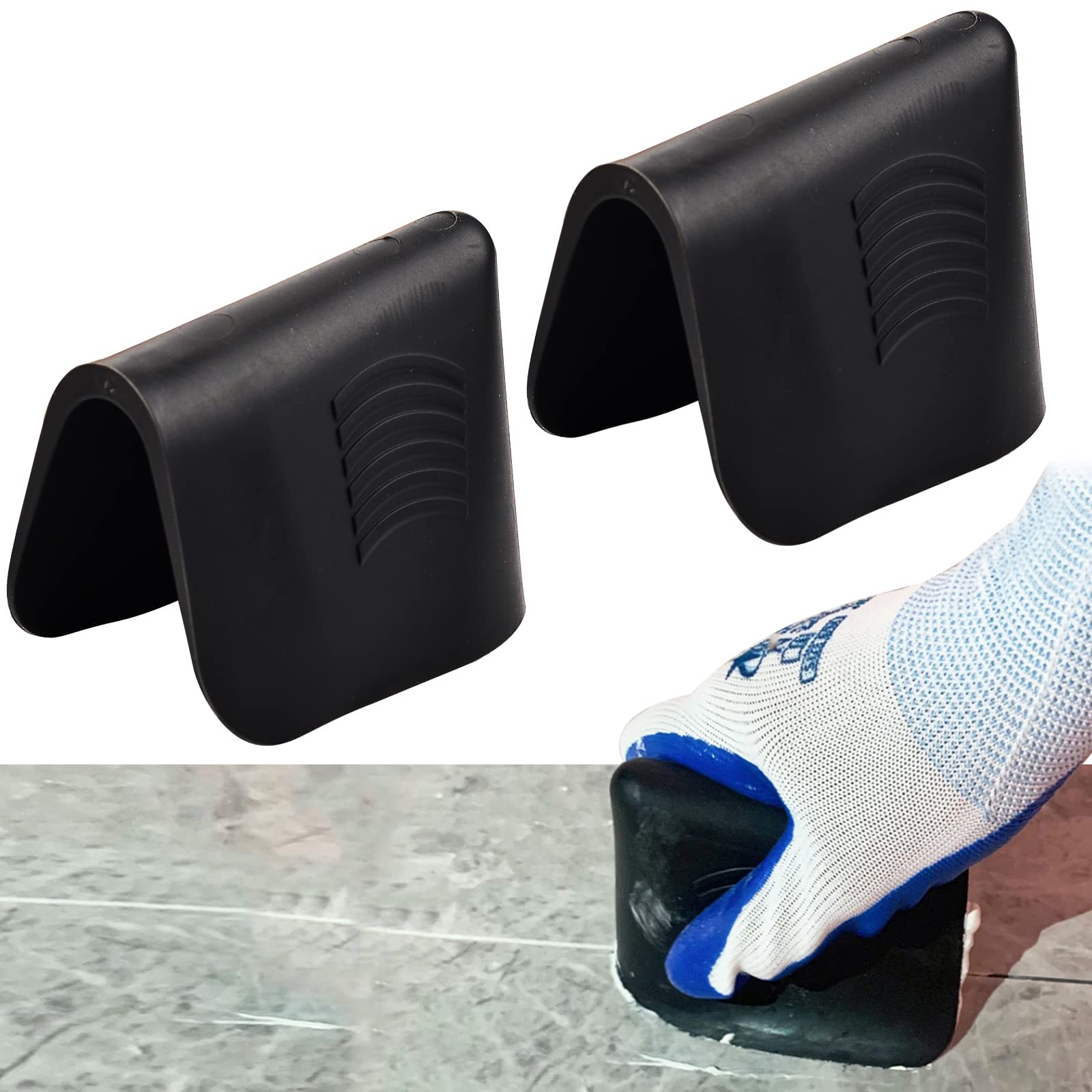 2PCS Caulking Finisher, Caulk Tool for Applying Sealants and Caulk, Scraper Tools for Tile And Wooden Brick Caulking, Suitable For House Renovations, Store Renovations, Office Decoration