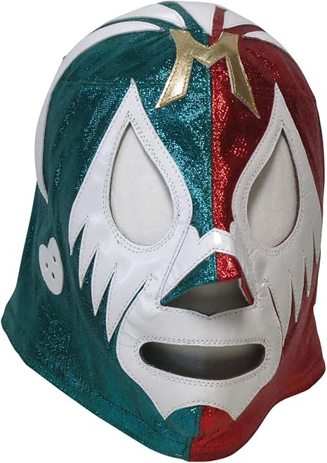Amazon プロレスマスク 仮面貴族 ミル マスカラス 試合用マスク グリーン レッドトレードハーフ ラメ ルチャリブレ プロレス コスプレ 仮装 通販 Amazon プロレスマスク 仮面貴族 ミル マスカラス 試合用マスク グリーン レッドトレードハーフ ラメ ルチャリブレ プロレス コスプレ 仮装 通販
