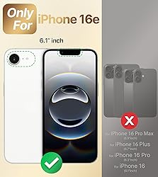 XYZ for iPhone 16E Case with Stand, Phone Case with