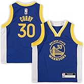 Stephen Curry Golden State Warriors NBA Boys Kids 4-7 Blue Icon Edition Player Jersey