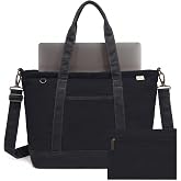Nook Theory Large Canvas Tote Bag for Women With Compartments and Pocket