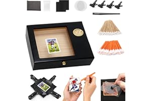 Fernlandia Sports Card Cleaning Kit, 211PCS Trading Card Cleaning Tools, Card Flattening Repair Kit to Erase Creases, Wrinkles, Stains