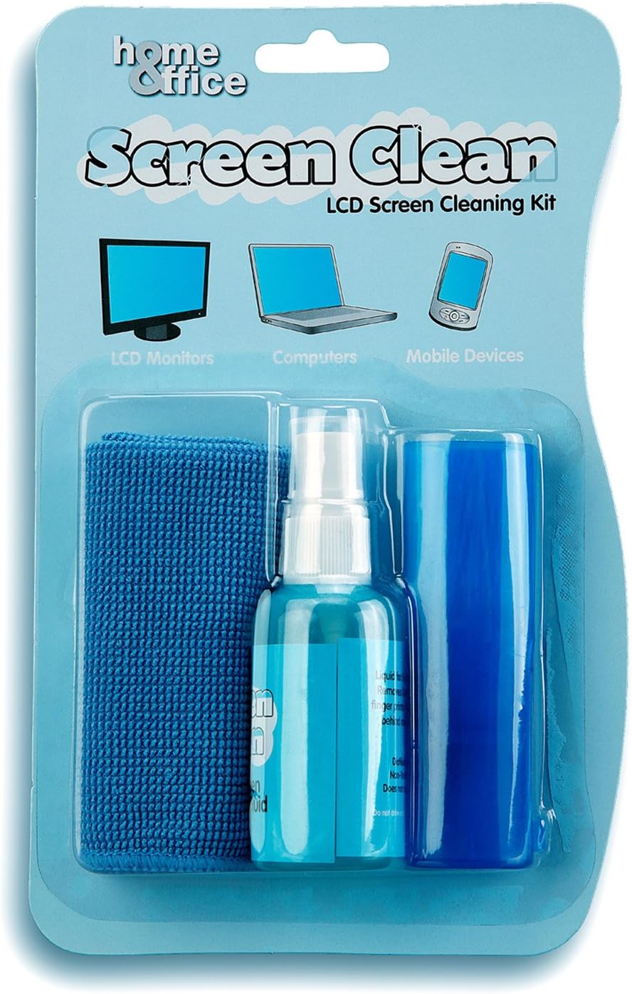 AmScope CKII 3 in 1 LCD Screen Cleaning Kit for Laptop, TV