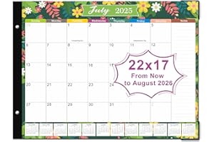 KOPEESY Desk Calendar 2025-2026 - 22" x 17" Large Desk calendar - 18 Months From March 2025 to August 2026, Desktop Calendar 2025 for Planning and Organizing Office or Home