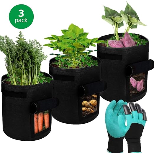 SUPTEMPO Bolsas de Cultivo de Papa, Bolsa de Siembra de Vegetales ...
