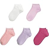 SERISIMPLE Viscose Bamboo School Socks Ankle Super Soft Kids Socks Stretch Cuffs Athletic Socks Odor Anti-odor 5 Pairs